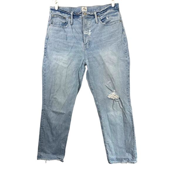 J. Crew Slouchy Boyfriend Jean in Cowboy Wash 32 - Picture 2 of 13